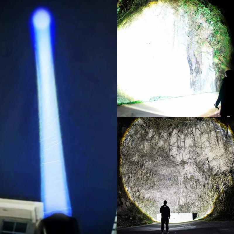 2026 New 30W Super Bright LED Flashlight Type-C Rechargeable Torch 1600M Tactical Flash Light Zoomable Lamp Camping Lantern