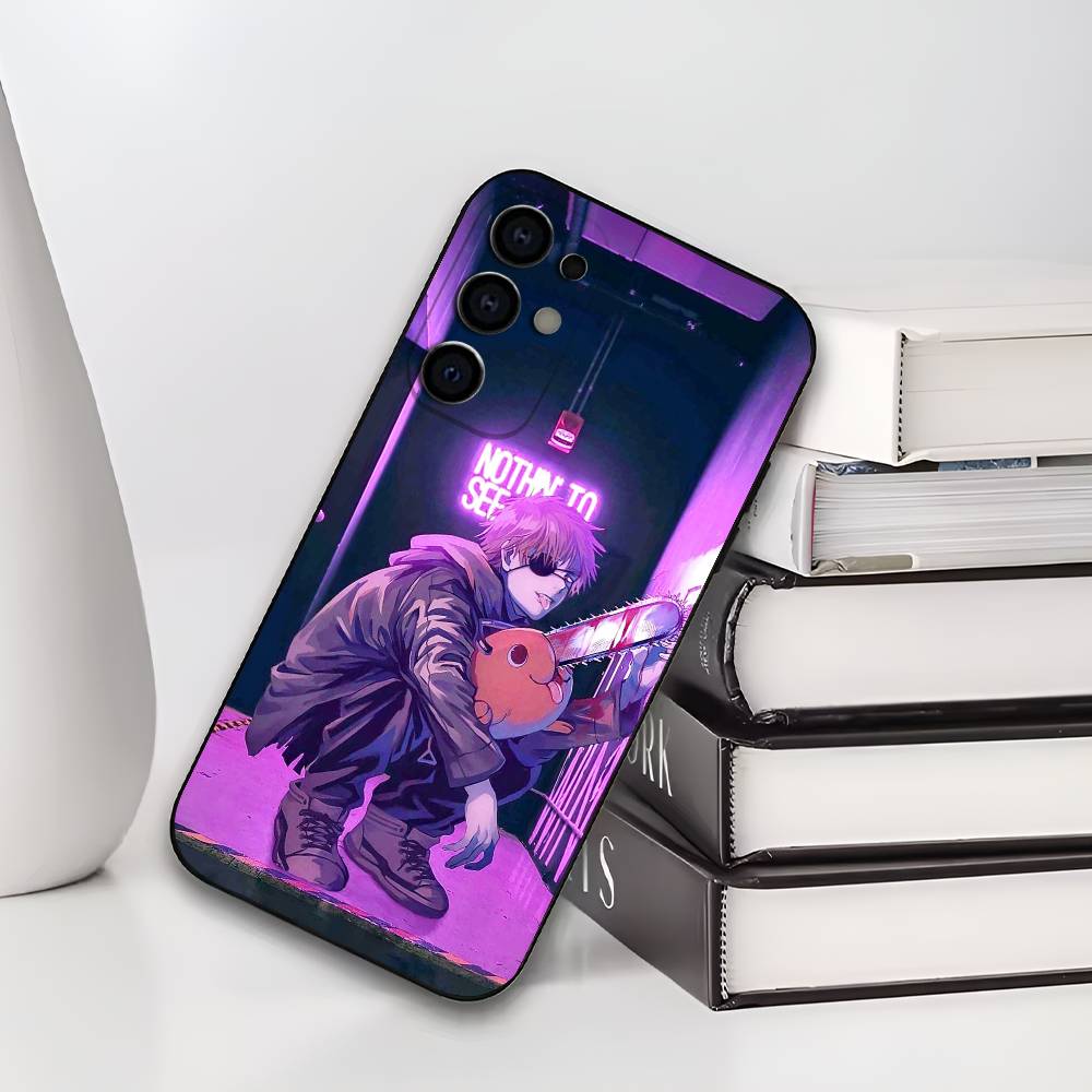 Custodia per Telefono Denji C-Chainsaw-man in Silicone Morbido Per Samsung S25,S24,S21,S22,S23,S30,Ultra,S20,Plus,Fe,Lite