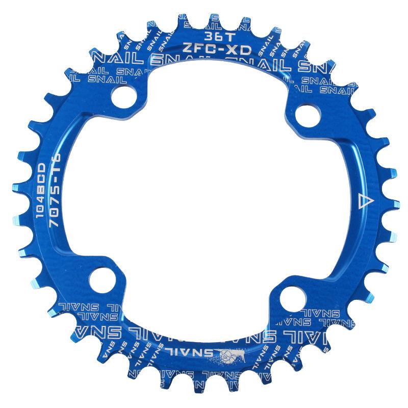 SNAIL Zębatka 104BCD Szosowa MTB Rower Górski Jednorzędowa Okrągła Narrow Wide Zębatka 32T 34T 36T 38T 40T 42T