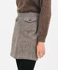 Jun By Jun K Pocket Wool Short Skirt_Gray