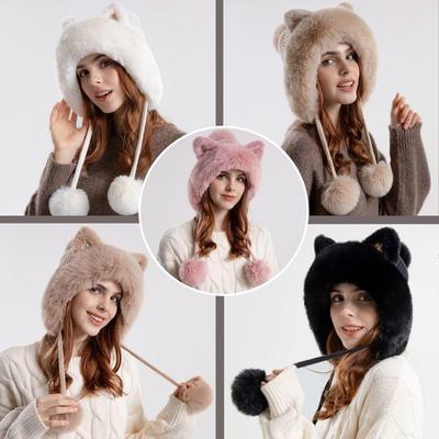 Winter Warm Daily Character Earflap Hat