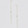 OR D`OR [14K] Mini Freshwater Long Earrings