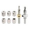 Woodworking Doweling Jig Drill Bushing 6/8/10/14mm Pocket Hole Jig Drill Sleeve Drill Guide Hole Locator Drilling Bit