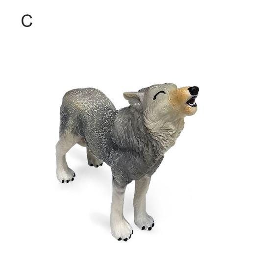Wolf Figurines Smell-less Preschool Educational Active Poses