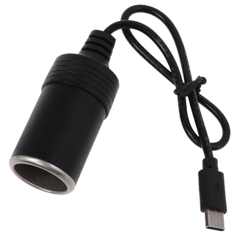 

Кабель USB C PD Type C Male to 12V Автомобільна розетка прикурювача Female Step Up для відеореєстратора GPS E-Dog Автомобільний вентилятор 1