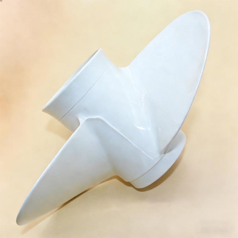 Strong 3 Blade 11 1/4 Inch Diameter 14G Marine Propeller Designed For 30HP To 60HP Outboard Engines