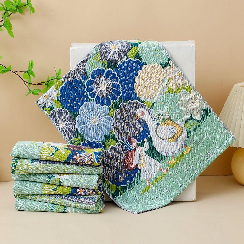 4 Layer Cotton Gauze Large Hand Towel 34x40cm Tea Towel High Quality Kitchen Towel Home Restaurant
