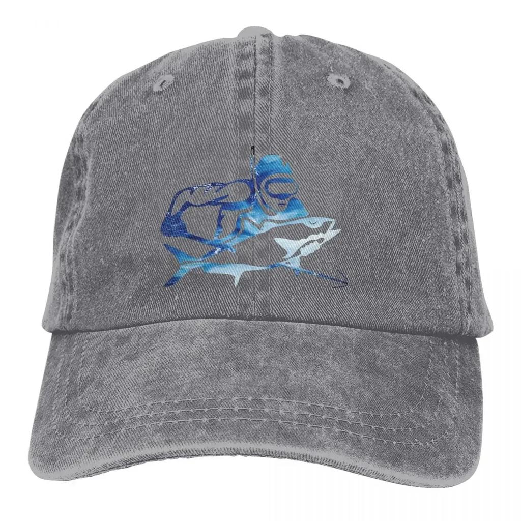 Freediving Spearfishing Baseball Cap Men Cowboy Hats Women Visor Protection Snapback Dive Scuba Diving Caps