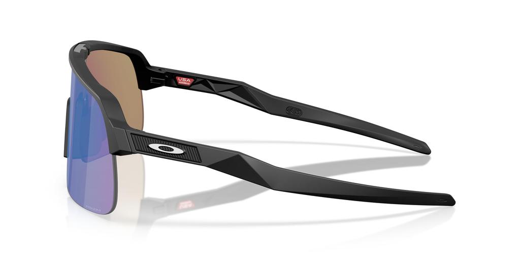 Oakley Sunglasses Frame Color Matte Lens Prizm 134mm 0OO9496, (Front) Black, Color SAPPHIRE,