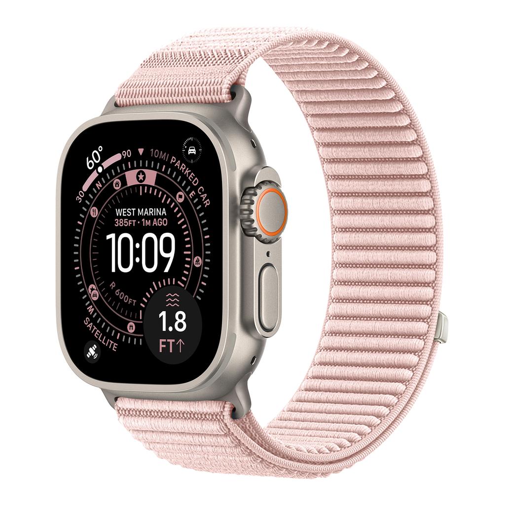 Strap for Apple Watch Ultra 3 Bands Iwatch 49mm 44mm 40mm 42mm 46mm 41mm 45mm Nylon Loop Correa Bracelet Series 10 9 8 7 2 Se 11