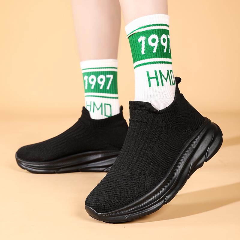 36-45 Unisex Sneakers Platform Shoes Breathable Casual Sports Walking Shoes for Men