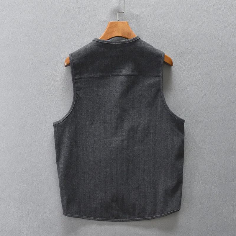 Men's Japanese Style Casual Vest Cardigan - Z208 Autumn/Winter Collection