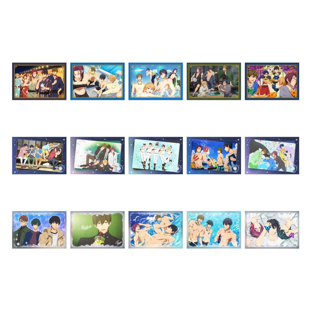 Chao Key Wan Boys' Swimming Club Anime Postcard Set 2D Merchandise