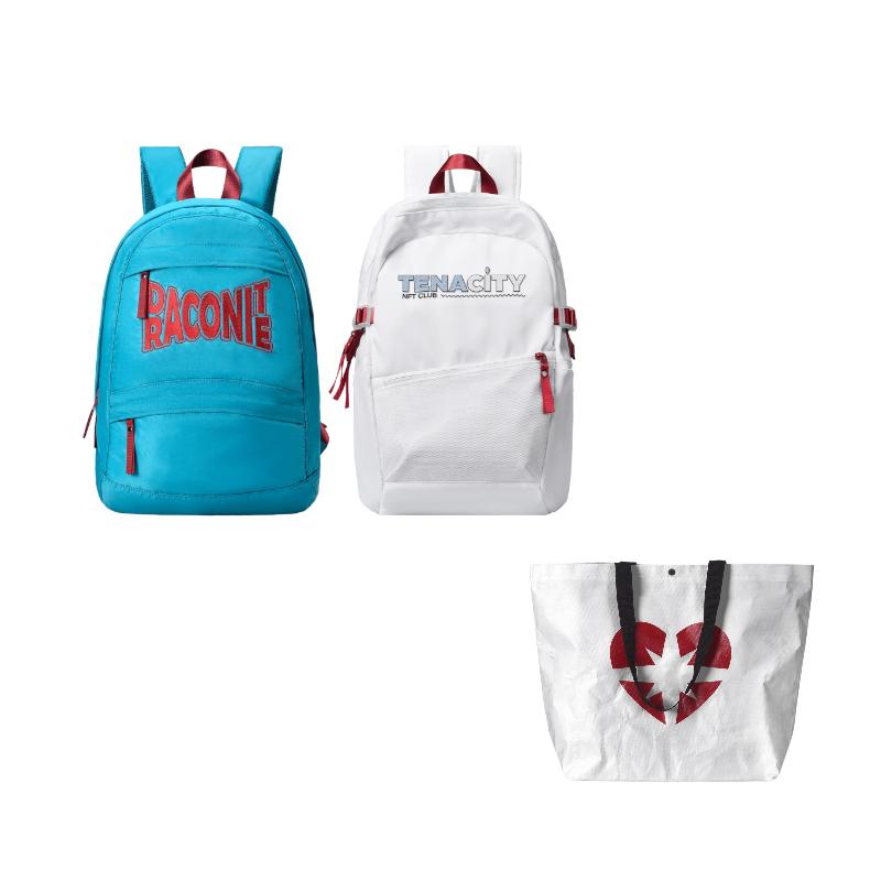 DRACONITE Polyester Backpack Regular Unisex Blue DRA1088