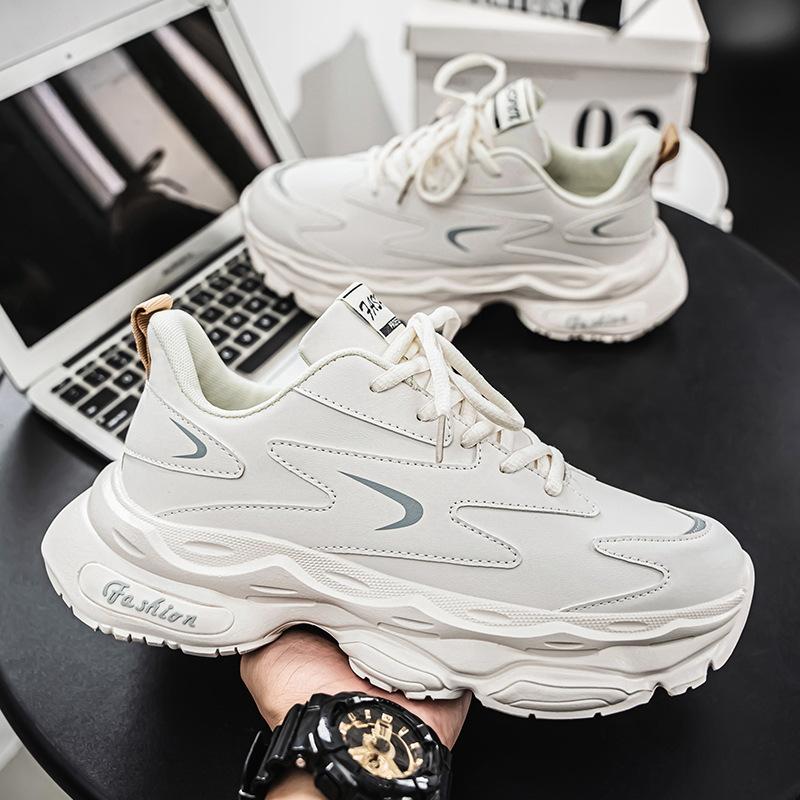 New autumn and winter sports shoes student casual shoes running sports shoes platform little white dad shoes