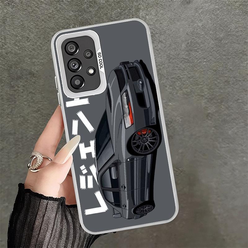 JDM Tokyo Drift Sports Car Shockproof Phone Case for Samsung A17 A16 A15 A14 A37 A57 A36 A56 A26 A35 A55 A25 A34 A54 A24 A13 A23