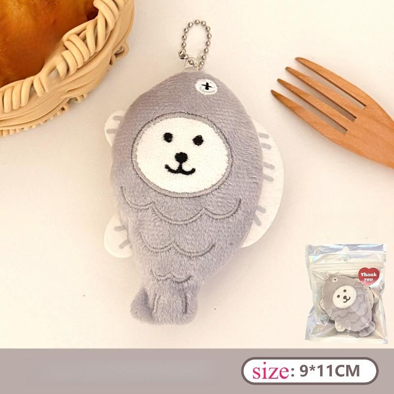 1/3Pcs New Cute Food Pendant Cartoon Cute Creative Plush Pendant Bag Keychain Decorative Pendant Christmas Gift