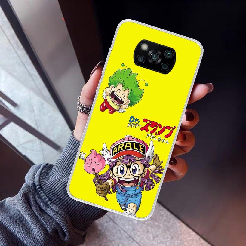 Arale Dr Slump Phone Case For Xiaomi Poco X5 X6 X7 Pro F7 Ultra M7 Redmi 15C 15 13C 13 12C 12 10 10C 10A 9 9C 9T 9A Cover Poco X