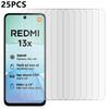 25Pcs For Xiaomi Redmi 13x 4G Tempered Glass High Definition Screen Protector Film