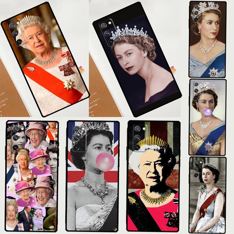 Queen Elizabeth II Phone Case For Samsung Galaxy S25 S24 S23 S22 S21 Ultra S9 S10 S20 Plus FE Funda Cover Shell