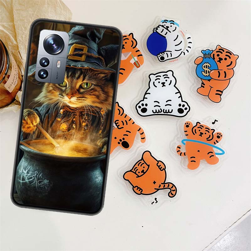 Halloween Magic Cat Phone Case For Xiaomi Poco X7 X6 M8 M7 M6 M4 M3 X4 Pro F7 Ultra M5S Mi 14 14T 15 15T 12T 10T Pro 12S 12 11 L