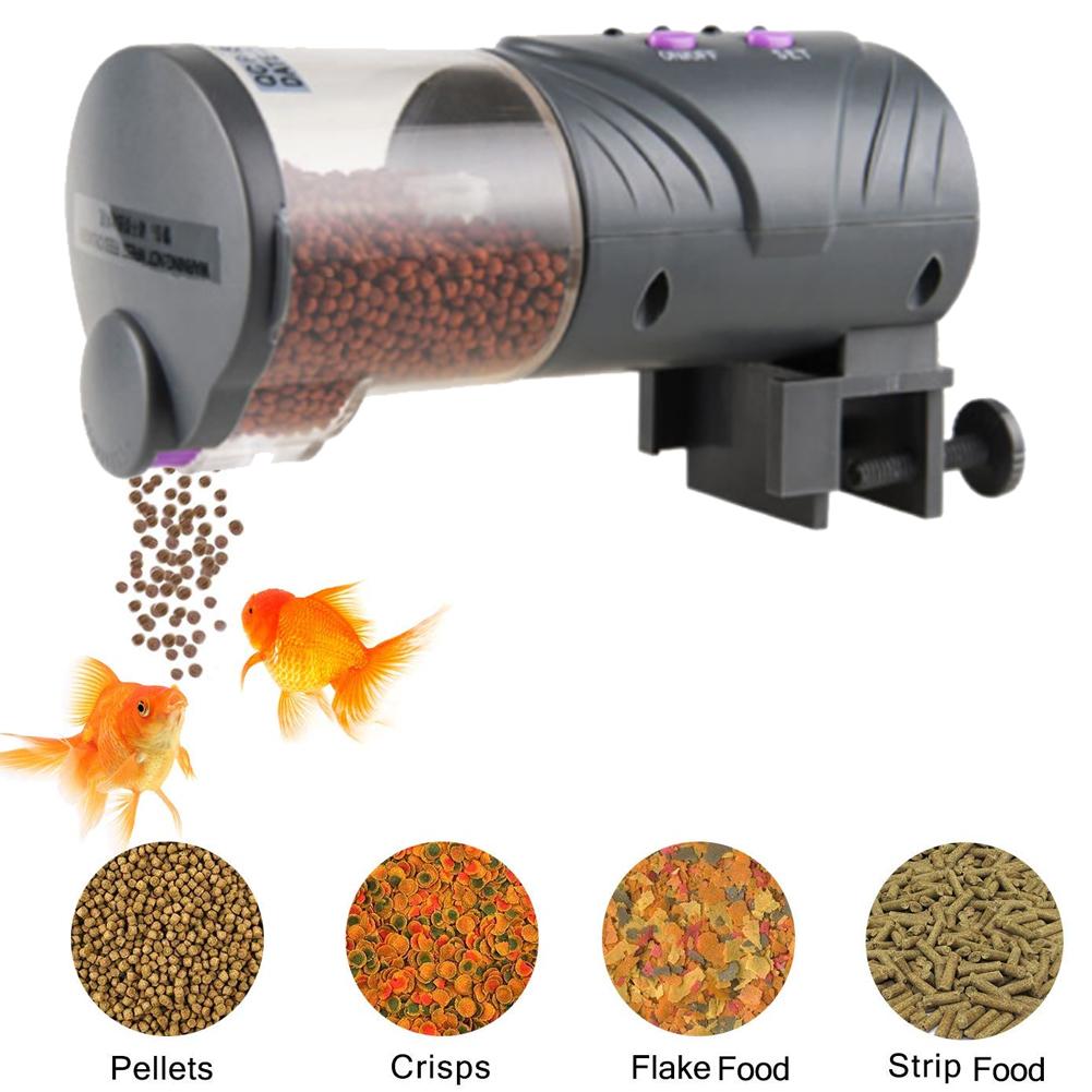 Intelligent Timing Automatic Fish Feeder Auto Feeding Machine for Aquarium Fish Tank