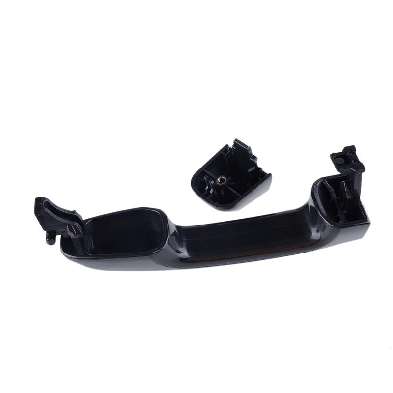 1 Pair Black Rear Outer Door Handle Plastic Fit for Toyota Land Cruiser Prado J150 Series 2009-2015 2016 2017 2018