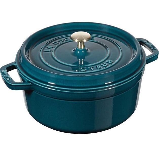 Cocotte Zwilling Staub, Round, 28 Cm, Green, 6.7 L (40501-115-0)