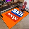 Fanta Orange Refreshment Area Rug Office rug, Chair Rug, Decor Carpet Livingroom bedroom Mat, Large Size Fan gifts Christmas gifts