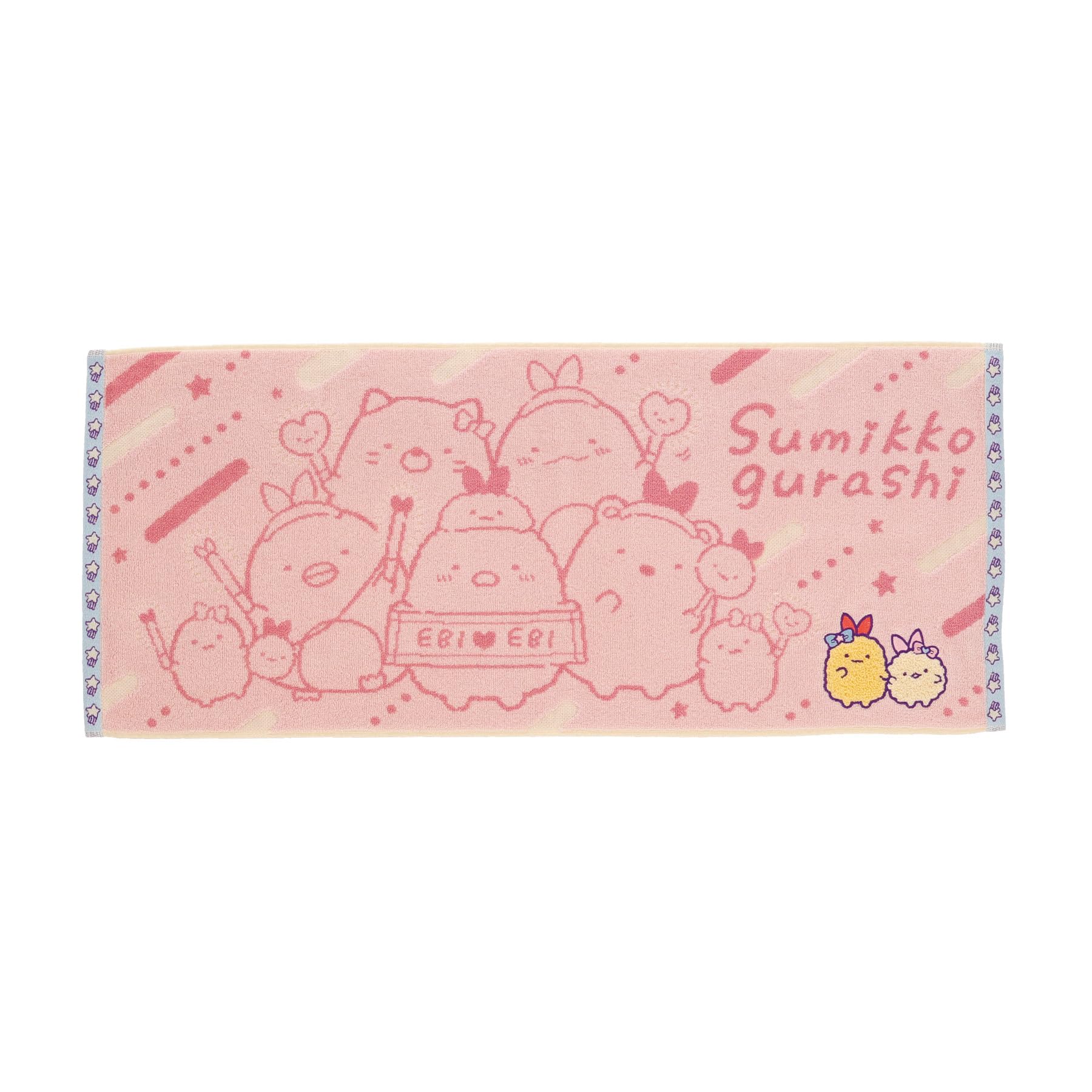 Marushin Face Sumikkogurashi Ангельская креветка Органический 6575047200 Полотенце, Узор, Хлопок, Пряжа без крутки,