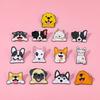 Personalized Dog Metal Badge Pet Dog Puppy Alloy Brooch Pin Bag Decoration