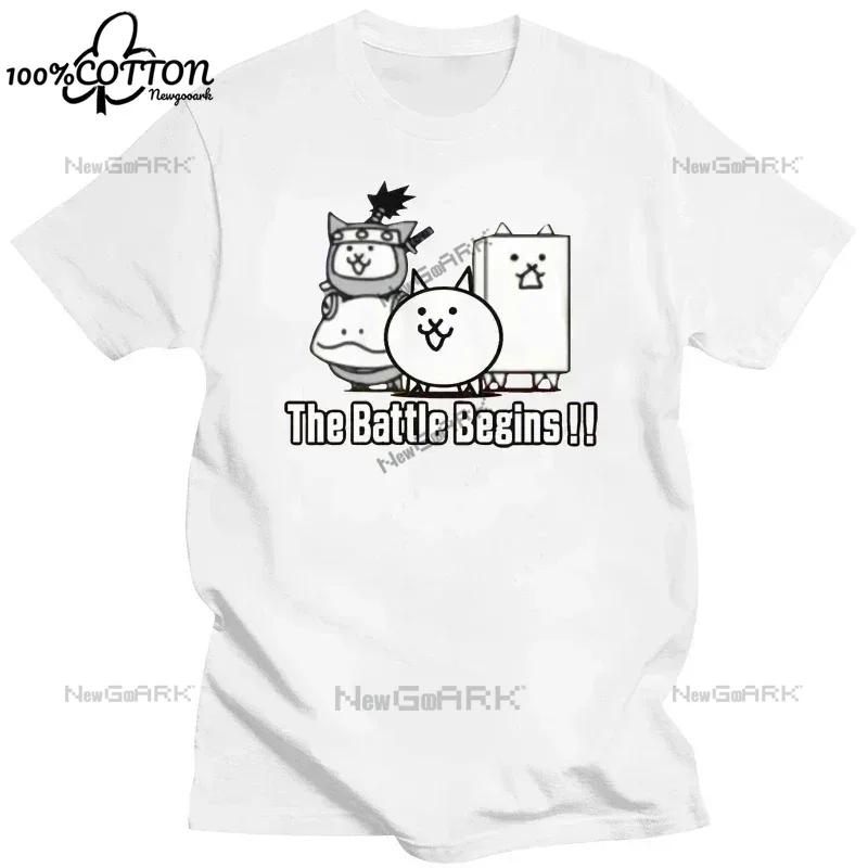 D02 Summer Cotton Battle Cats Unisex Graphic T-Shirt Unisex T Shirt