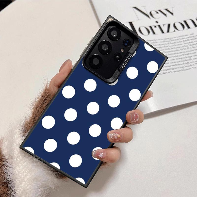 Polka Dots Art Fashion Desgin Shockproof Phone Case for Samsung Galaxy S26 Edge S25 Ultra S24 FE S23 Plus S21 Cover Anti Fall Fu