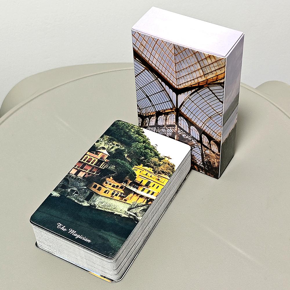 10.3*6cm Tarot of Architectural Objects 78 Pcs Tarot Cards Based on Rider Waite System