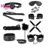 10Pcs Faux Rope Leather Blinder Toys Sexualeed Hand Foot Cuff Whip