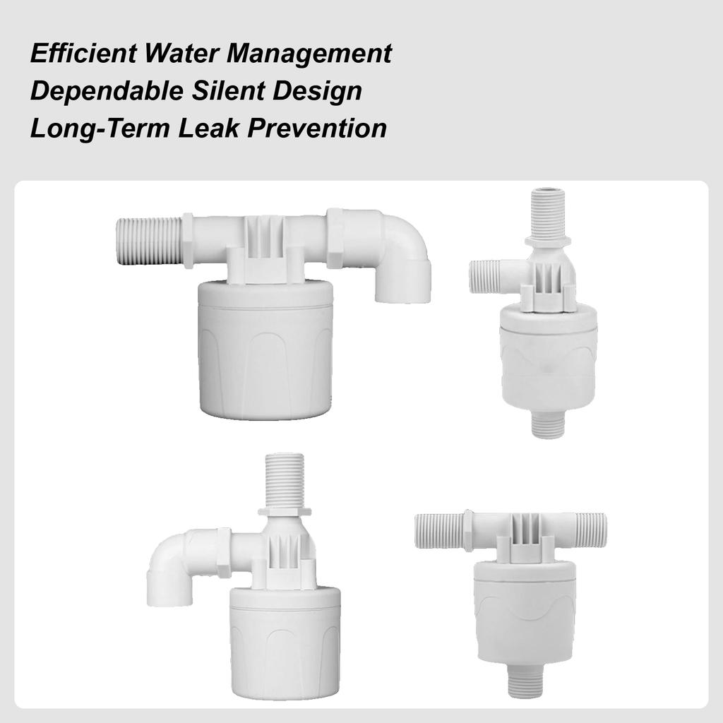 Automatic Water Level Control Float Valve 1/2" Auto Shutoff Water Level Controller Leak-Proof Controller Pool Accessories