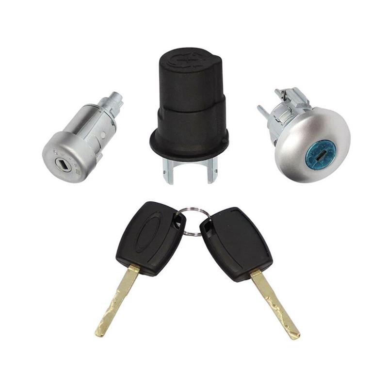 Car Door Bonnet Ignition Lock Cylinder Key Set 2408222 GK31-V22050-GG For Ford Transit MK8 Auto Parts LHD