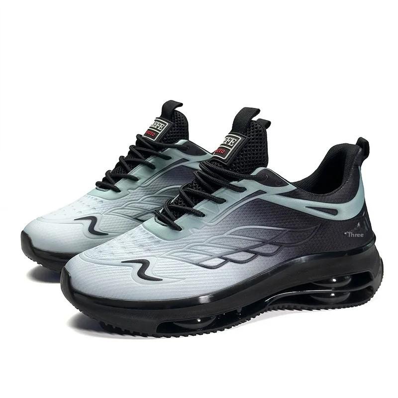 Men's New Sports Shoes Outdoor Breathable Casual Fashion Mesh Breathable Casual Sports Shoes Versatile Thick Sole Comfortable