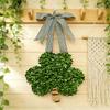 Durable Faux Clovers Metal Frame Ideal for . 's Day In Parties or Classrooms
