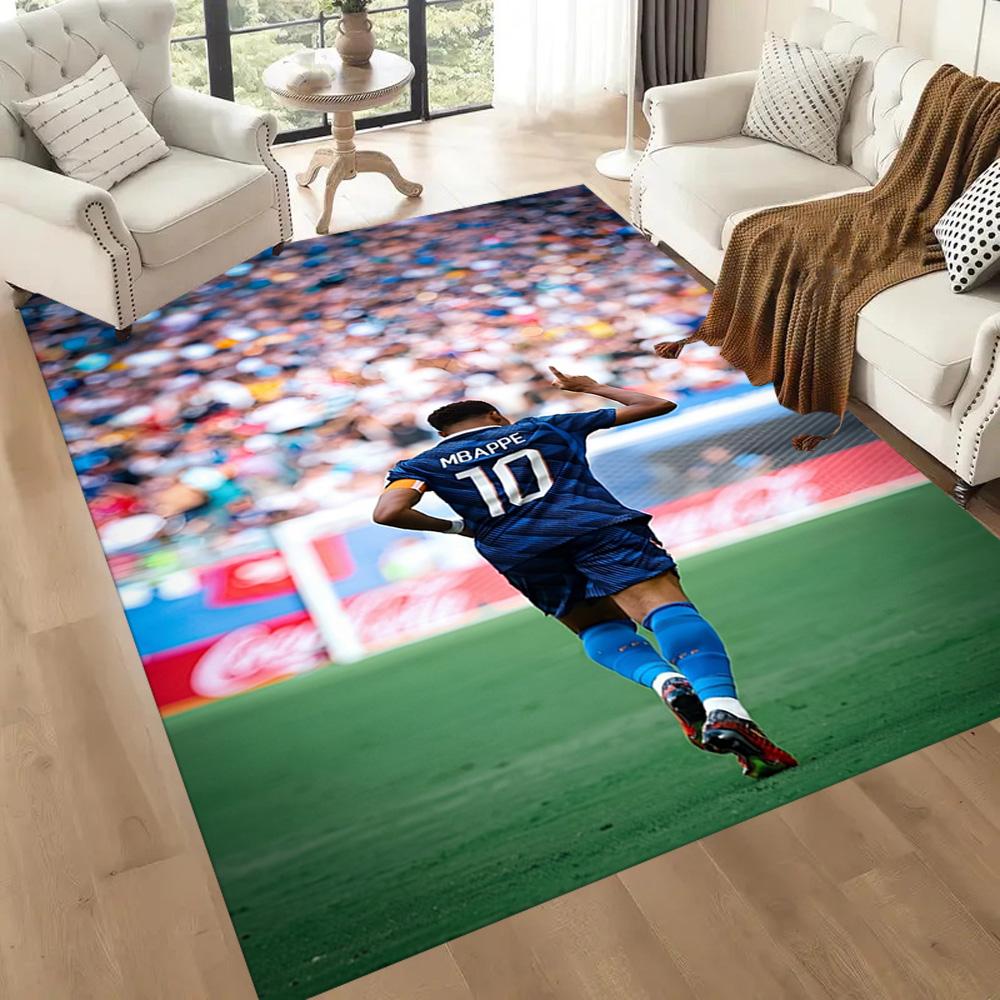 Mbappe 171 Floor Rug Office Rug Perfect for Dormitory Outdoor Dining Room Bedrooms Antislip Carpet Office home decor