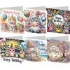 6PCS DIY Rhinestone Diamond Art Mosaic Postcards Diamond Art Handmade Cards Creative Birthday & Thanksgiving Card Kit
