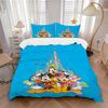 3pcs Disney Characters Quilt Set Soft and Comfortable Bedroom, Guest Room and Dorm Decor Bedding Set W019