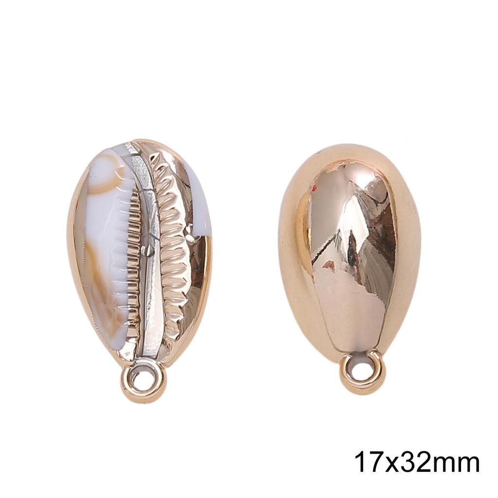 1-10Pcs Acrylic Imitation Shell Pendant For DIY Necklace Bracelet Earrings Jewelry Making Craft Accessories