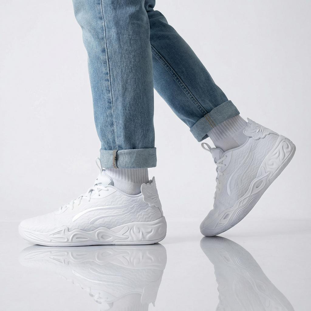 Puma MB.04 Lo Ice - LaMelo Ball - Herren Sneakers Basketball Schuhe Weiß 311319-01 ORIGINAL