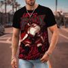 Funny Christmas T-Shirts For Men 3d Hip-Hop Santa Claus Printed Men Tops Fashion Casual Short Sleeved Street Designer Sweatshirt