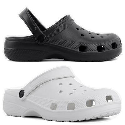 SyfIyno Summer Solid Color Outdoor Classic Garden Shoes UNISEX Couple Slippers Beach Shoes Sandals Plus Size 36-46