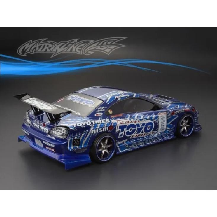 TY15 Silvs S15 GP completo 1/10 1:10 carro RC drift carroceria PC 195mm largura carroceria pintada com abajur carroceria drift RC hsp hpi trax Tamiya