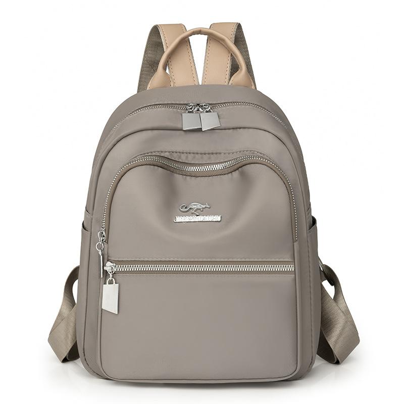 

Нейлоновый женский рюкзак для путешествий на природу, для школьников, многослойный дорожный небольшой рюкзак хаки