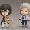 Nendoroid Bungou Stray Dogs Figure Dazai Osamu Nakahara Chuuya Anime Collectible Action Figure Cute Chibi Style Anime Merchandise Collectible Display