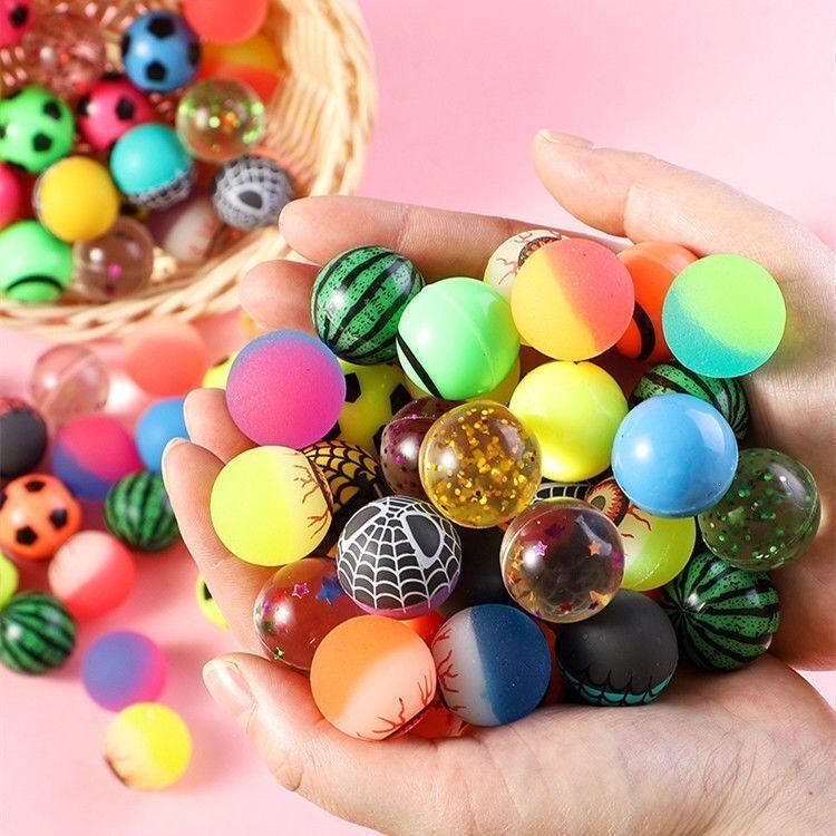 Nein. 27 Kinder Hüpfender Elastischer Ball Spielzeug - Springendes & Schwebendes Geschenk für Kindergarten